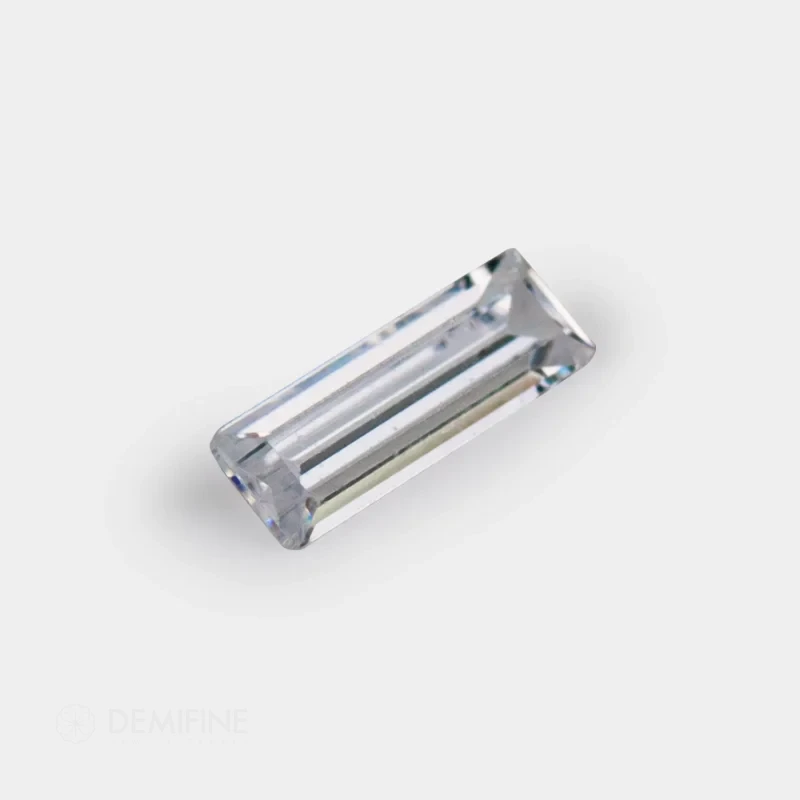 CZ baguette blanca