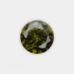 circonita redonda brillante peridoto