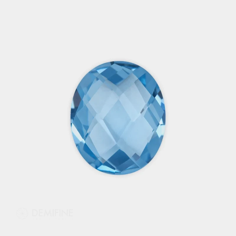 espinela sintetica aguamarina damero oval color 104