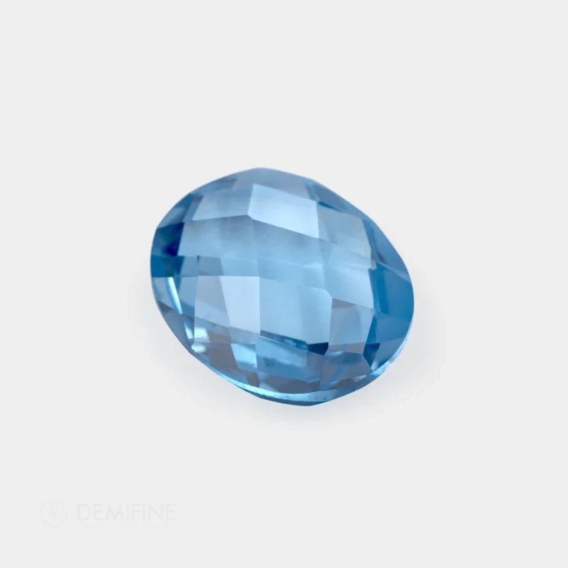 espinela sintetica aguamarina damero oval color 104 lateral