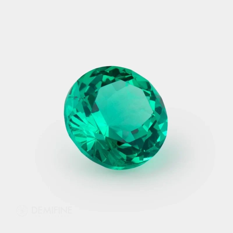 esmeralda colombiana lab-grown oval