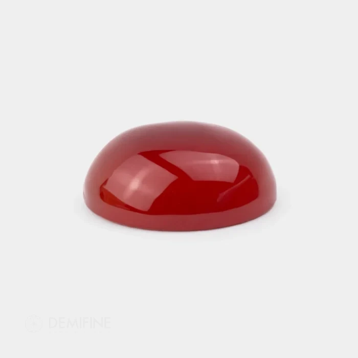 agata natural cabujon oval color marron