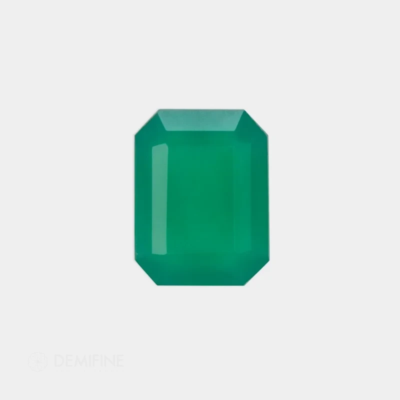 agata verde natural talla esmeralda