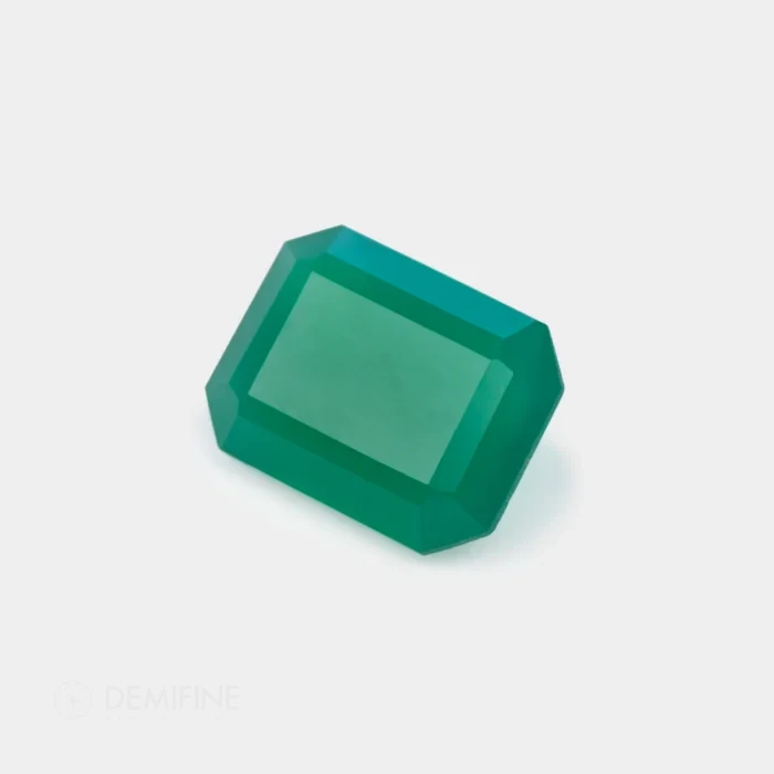 agata verde natural talla esmeralda lateral