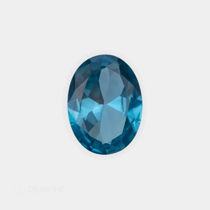 espinela sintetica color aguamarina 106 oval