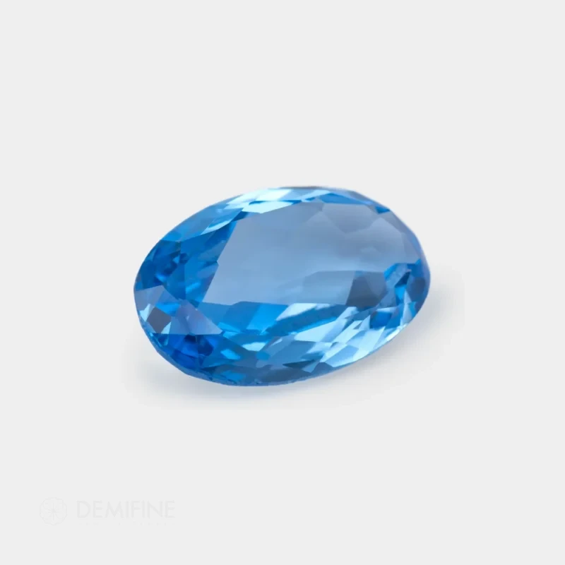 espinela sintetica oval aguamarina 119