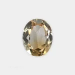 cuarzo citrino natural oval talla brillante
