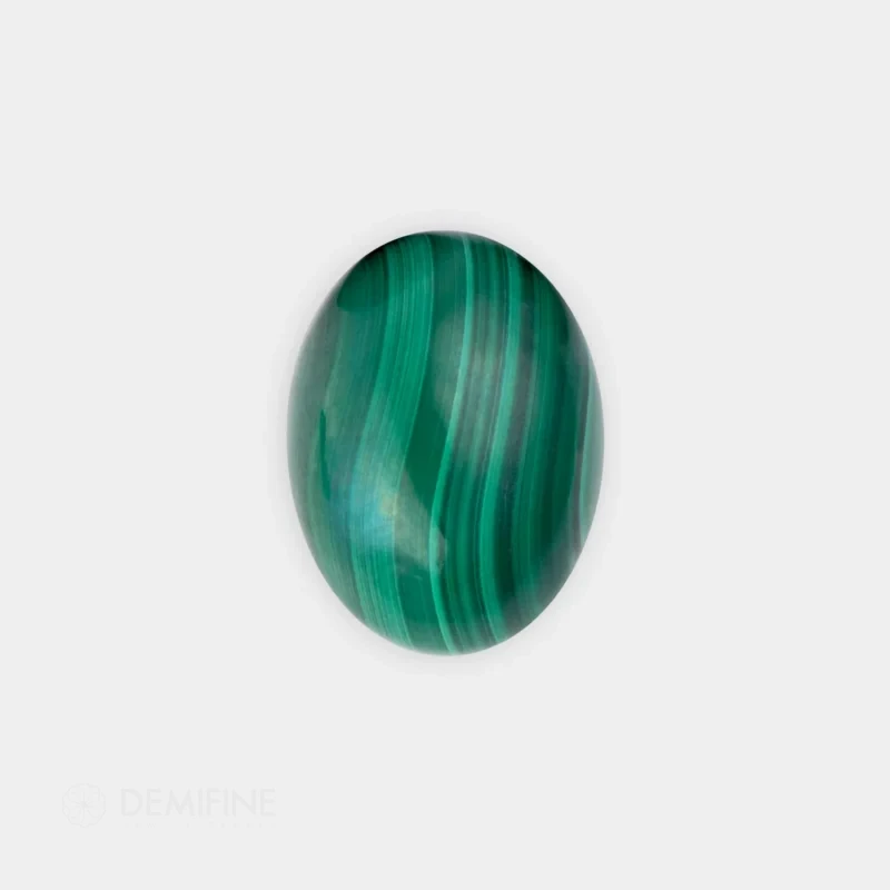 malaquita natural cabujón ovalado