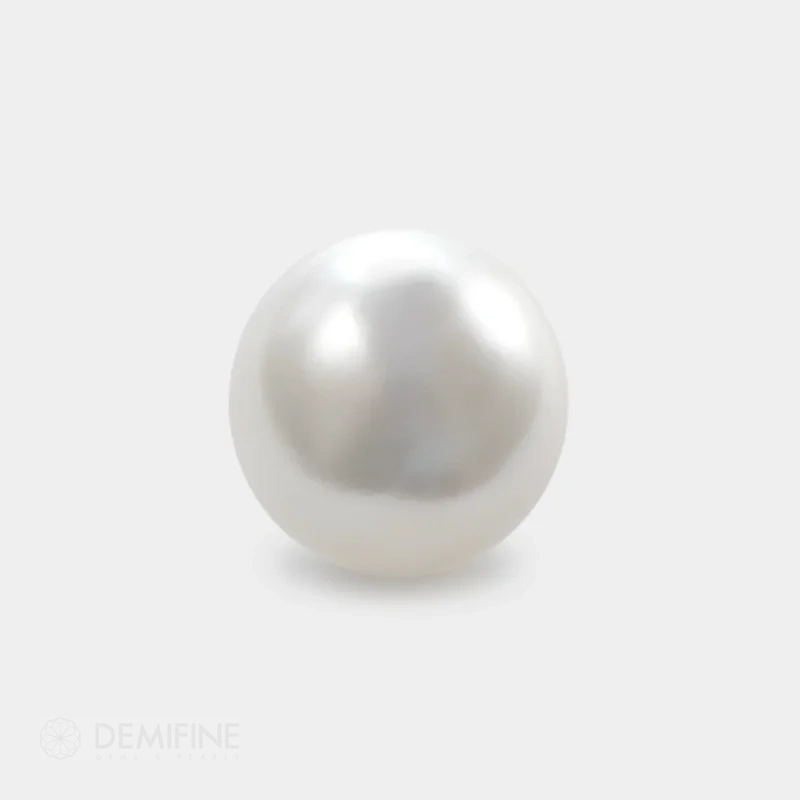 perla de imitación bola sin taladro de color blanca
