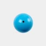 Turquesa reconstituida lisa bola pasada color azul oscuro